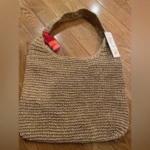 Anna & Elle tote bag with colorful fringe